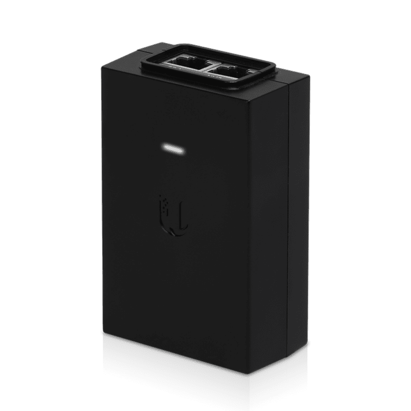 Ubiquiti Adaptador PoE Inyector de 48VDC, 24W, Gbit.
