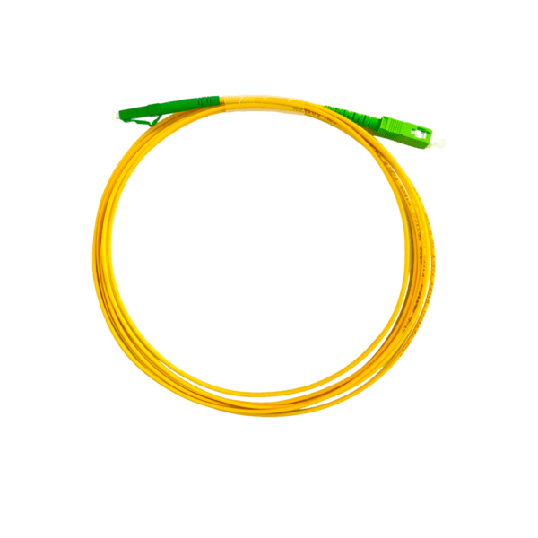 Patchcord Fibra Monomodo SC/APC-LC/APC Simplex, 2mm, 3mts, LSZH
