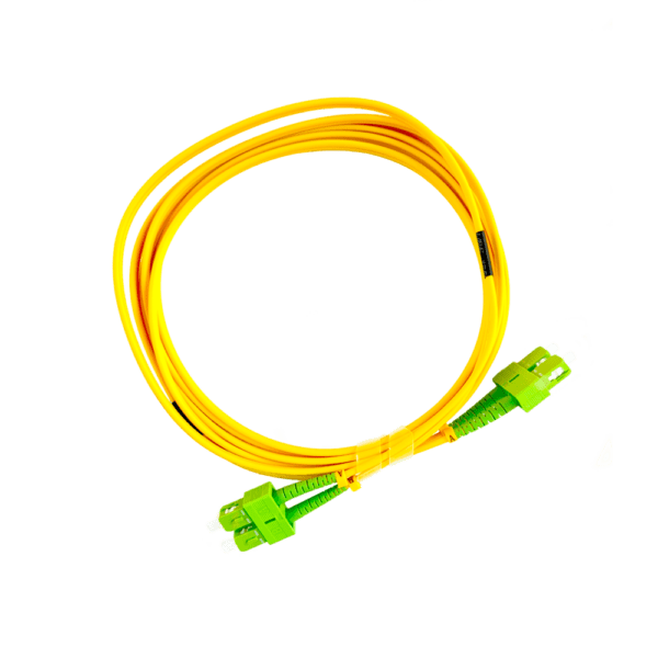 Patchcord Fibra Monomodo SC/APC-SC/APC Duplex, 3mm, 3mts, LSZH