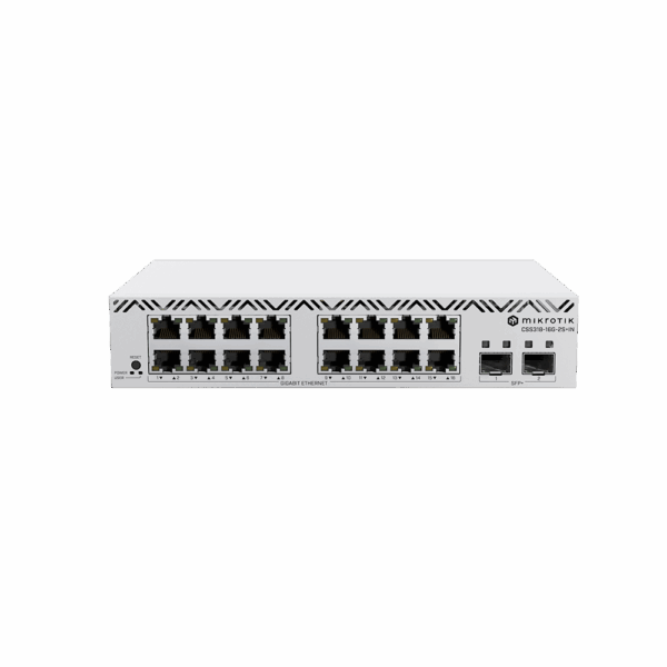 Switch Mikrotik CSS318-16G-2S+IN, 16 puertos Gigabit, 2 puertos SFP+