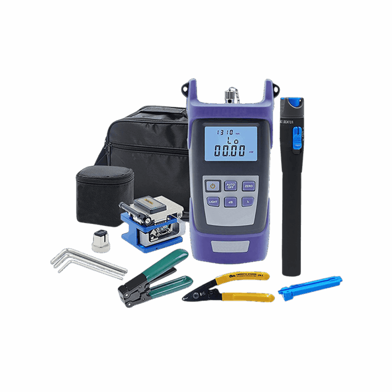 Kit de herramientas para fibra óptica FTTH con cleaver