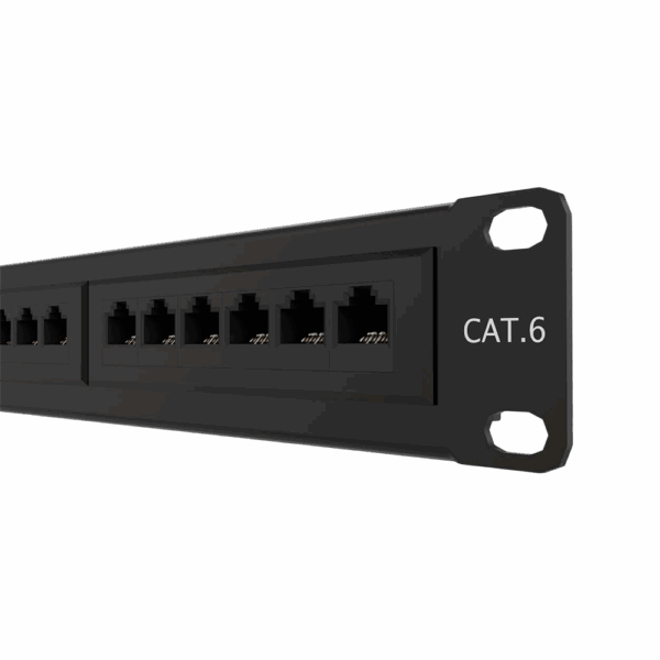 Patch panel Nexxt CAT 6 de 24 puertos