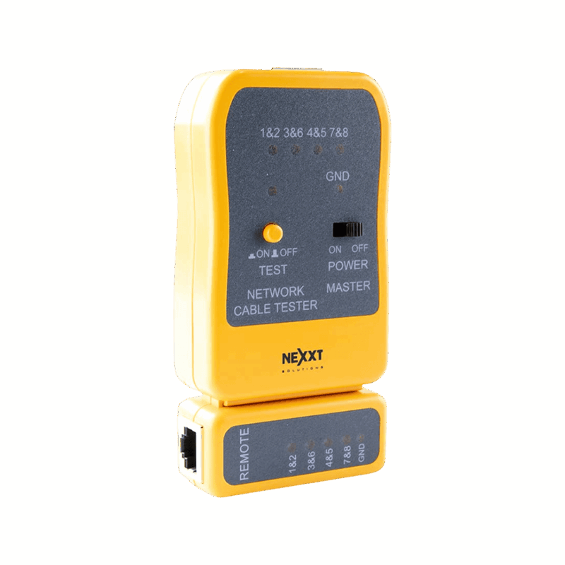 Probador de cable RJ45/RJ11 Nexxt AW250NXT03 con módulo remoto