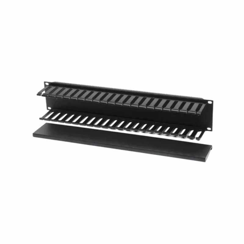 Organizador horizontal de cables 1U 40×40 mm Beacoup I-1141 para rack