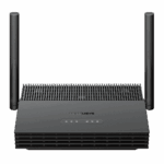 Mercusys MF80X vista frontal antenas externas, Diagrama red EasyMesh MF80X, Puertos Gigabit traseros ONU MF80X