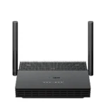 Mercusys MF80X vista frontal antenas externas, Diagrama red EasyMesh MF80X, Puertos Gigabit traseros ONU MF80X